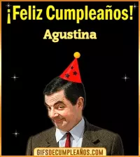 GIF Feliz Cumpleaños Meme Agustina